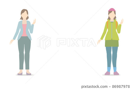 Office coordination and mountain girl coordination Office coordination and mountain girl coordination 86987978