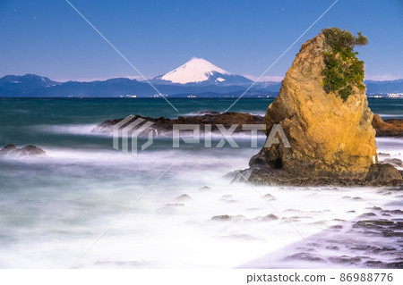 《Kanagawa Prefecture》 Mt. Fuji and Tateishi Park in Akiya 86988776