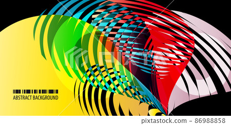 Geometric colorful abstract background vector template 86988858