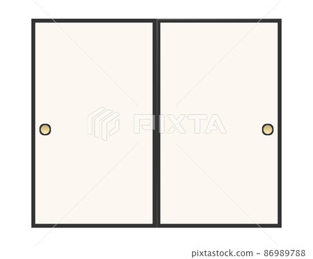 Simple fusuma vector illustration - Stock Illustration [86989788] - PIXTA