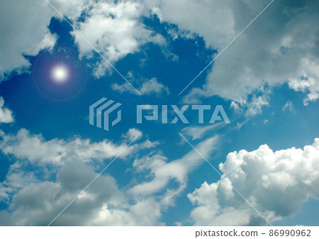 Cloudy sky background Cloudy sky background 86990962