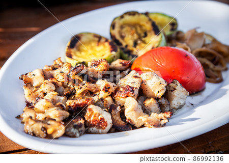 Grilled rapana dish on Black Sea, Vama Veche - Romania 86992136