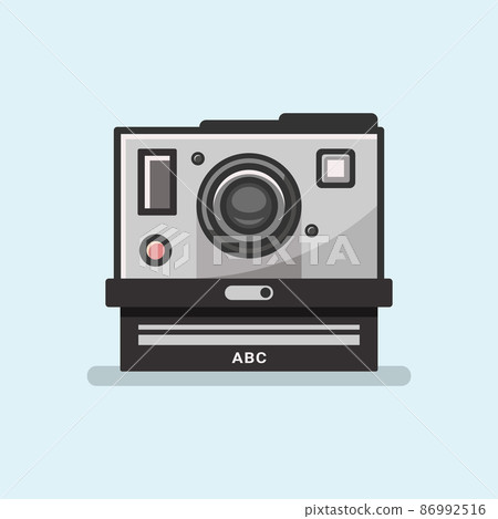 camera polaroid retro flat design camera polaroid retro flat design 86992516
