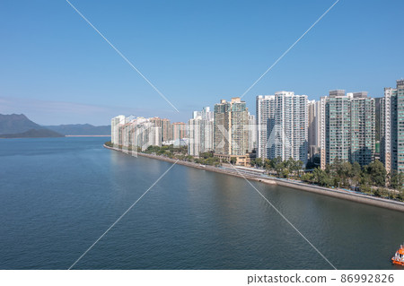 Residents building in Ma On Shan, Hong Kong 4 Feb 2022 Residents building in Ma On Shan, Hong Kong 4 Feb 2022 86992826