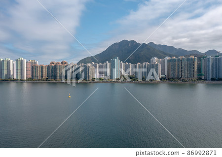 Residents building in Ma On Shan, Hong Kong 4 Feb 2022 Residents building in Ma On Shan, Hong Kong 4 Feb 2022 86992871