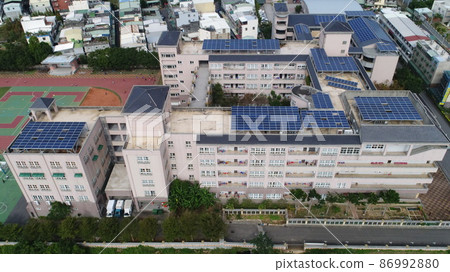 空中拍攝太陽能發電系統 86992880