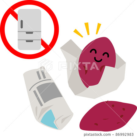 用報紙包裹的紅薯字符 用報紙包裹的紅薯字符 86992983