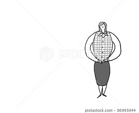 女職員制服，職業女性（橫排，右排） 86993044