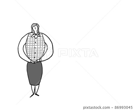 女職員制服，職業女性（水平，左排列） 86993045