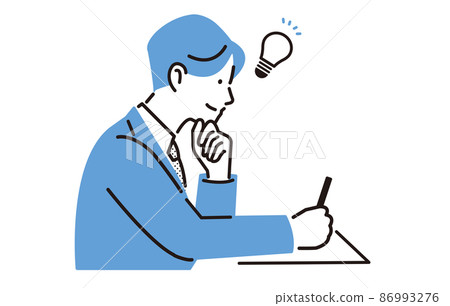 High school boy studying High school boy studying 86993276