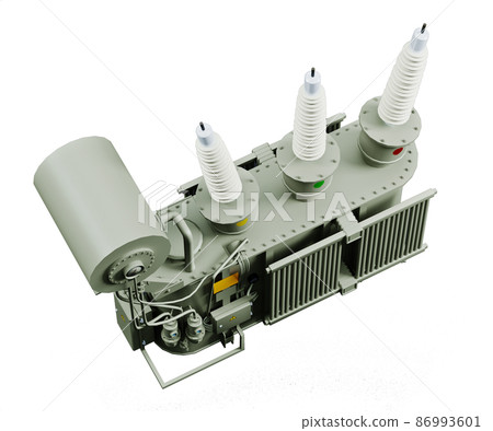 transformer isolated on white background 3d model transformer isolated on white background 3d model 86993601