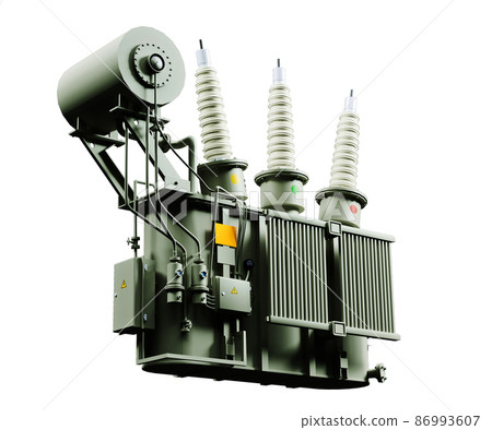 transformer isolated on white background 3d model transformer isolated on white background 3d model 86993607