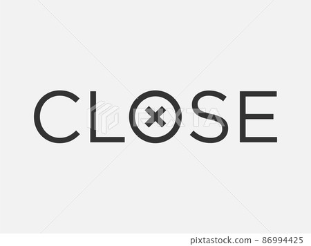 Close icon vector sign. Cancel symbol web design. Error, denied, avoid or wrong data button. Close icon vector sign. Cancel symbol web design. Error, denied, avoid or wrong data button. 86994425