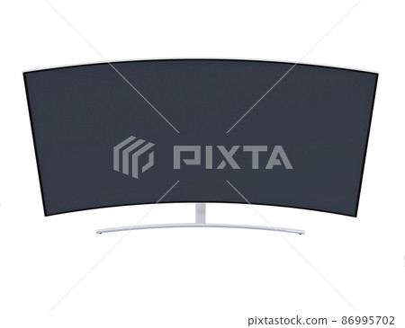LED TV isolated on white background 3d model LED TV isolated on white background 3d model 86995702