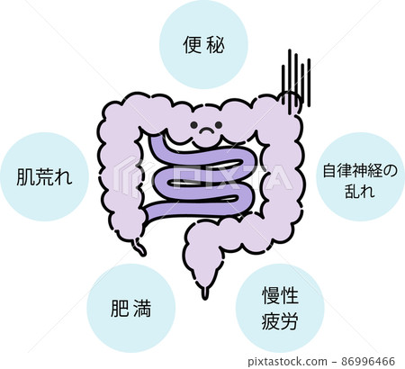 Illustration of intestinal environment Illustration of intestinal environment 86996466