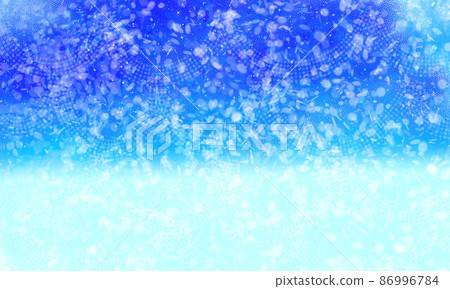 雪舞如花邊的冬天夜空背景素材03(藍、淺藍、白、銀銀) 雪舞如花邊的冬天夜空背景素材03(藍、淺藍、白、銀銀) 86996784