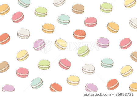 Macaron pattern 86998721