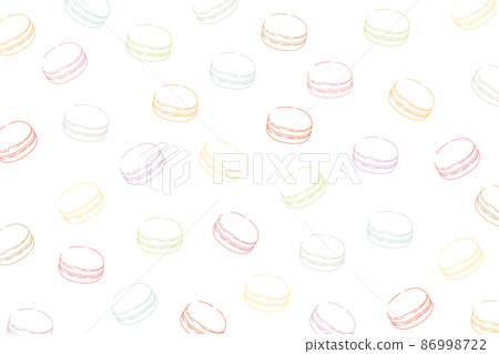 馬卡龍圖案 86998722