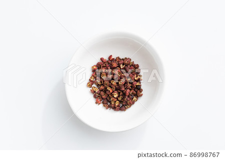 Chinese pepper white background Chinese pepper white background 86998767