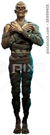 Mummy at rest 3D illustration Mummy at rest 3D illustration 86999408