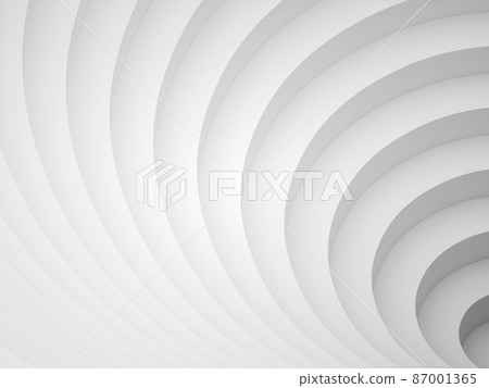 Abstract digital graphic background, white helix pattern, 3d 87001365