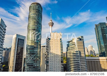 Skyscrapers in Kuala Lumpur, Malaysia City Center skyline Skyscrapers in Kuala Lumpur, Malaysia City Center skyline 87001506