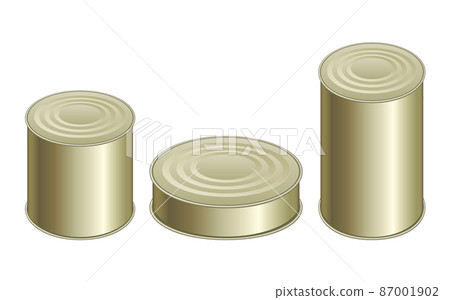 Still tin can. Vector drawing Still tin can. Vector drawing 87001902