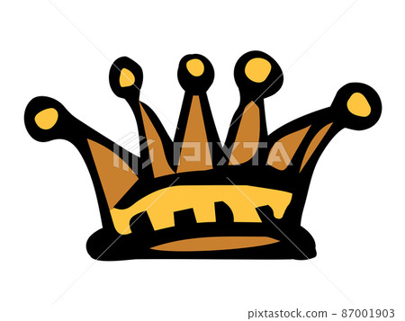 Crown. Vector drawing Crown. Vector drawing 87001903