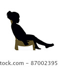 a child body silhouette vector 87002395
