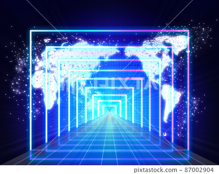 虛擬空間背景素材 虛擬空間背景素材 87002904