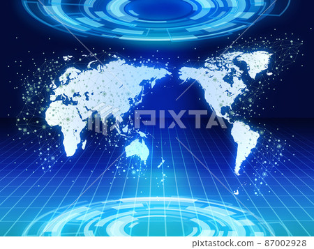 Virtual space background material 87002928