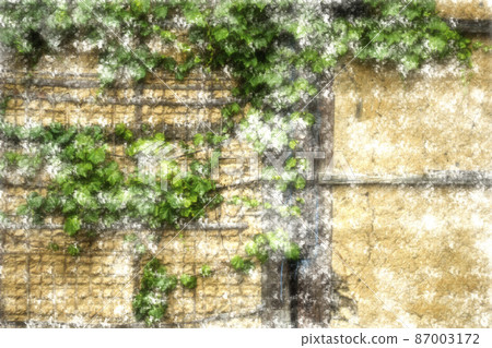 Digitally processed watercolor painting around Shirakawa Shirakawa Bridge, Higashiyama Ward, Kyoto City Digitally processed watercolor painting around Shirakawa Shirakawa Bridge, Higashiyama Ward, Kyoto City 87003172