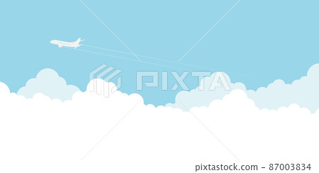飛機旅行背景素材 87003834