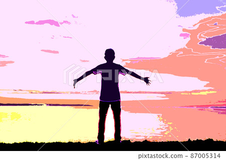 Exercise in the sun! - Stock Illustration [87005314] - PIXTA