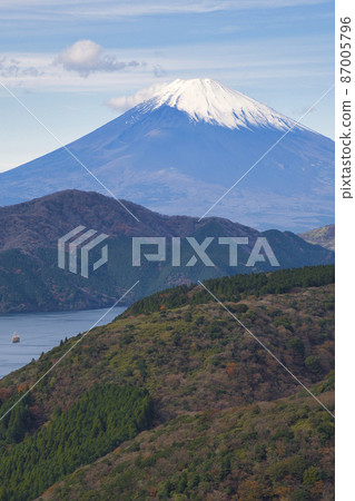 [Hakone Town, Kanagawa Prefecture] Mt. Fuji seen from the Daikanzan Observatory 87005796