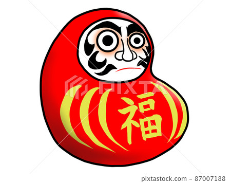 豆形達摩_肚皮字符“福”_向右 87007188