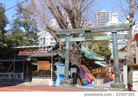 湯島天神社表參道青銅鳥居梅花節湯島天滿宮湯島神社,俗稱湯島天神,湯島,文京區,東京 湯島天神社表參道青銅鳥居梅花節湯島天滿宮湯島神社,俗稱湯島天神,湯島,文京區,東京 87007393