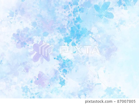 Fantastic watercolor light blue texture background Fantastic watercolor light blue texture background 87007805