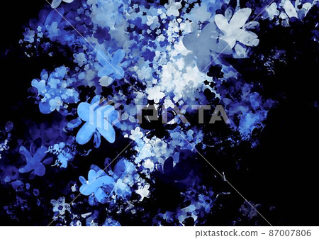 夢幻般的水彩淺藍色紋理背景 87007806