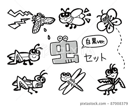 Lots of cute insects 87008379