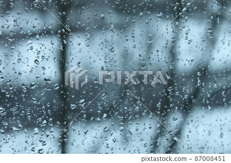 Water drops attached to windows Water drops attached to windows 87008451