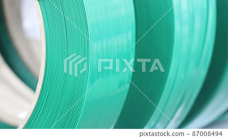 Green PP band for packaging and fastening of carton box Green PP band for packaging and fastening of carton box 87008494