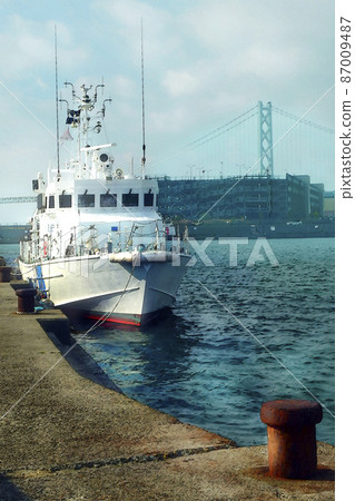 Moored patrol boat Japan Coast Guard 87009487