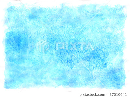 淺藍色水彩顏料的紋理材料複製空間 淺藍色水彩顏料的紋理材料複製空間 87010641