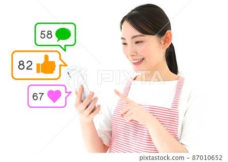多好！一個滿意的女人的形象 87010652
