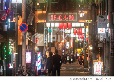 《Kanagawa Prefecture》 Noge alley, nostalgic bar town 87010696