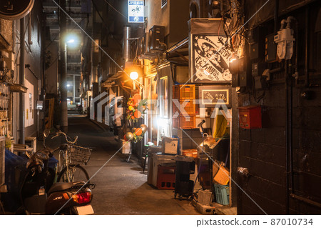 《Kanagawa Prefecture》 Noge alley, nostalgic bar town 87010734