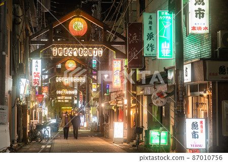 《Kanagawa Prefecture》 Noge alley, nostalgic bar town 87010756