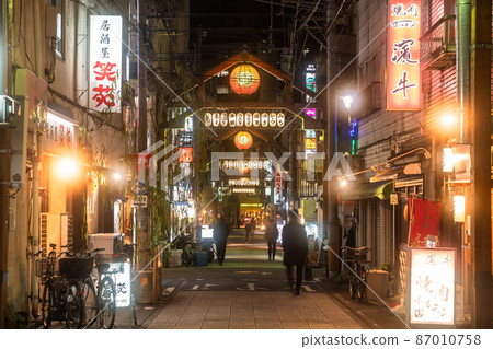 《Kanagawa Prefecture》 Noge alley, nostalgic bar town 87010758
