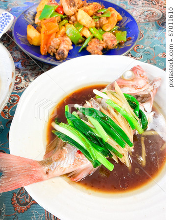 Chinese style steamed rockfish Chinese style steamed rockfish 87011610